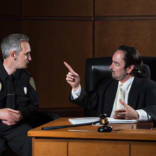 A criminal lawyer cross-examining a witness during a high-stakes trial in San Antonio.