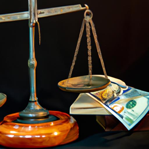 The scale of justice weighing fair auto accident attorney fees.